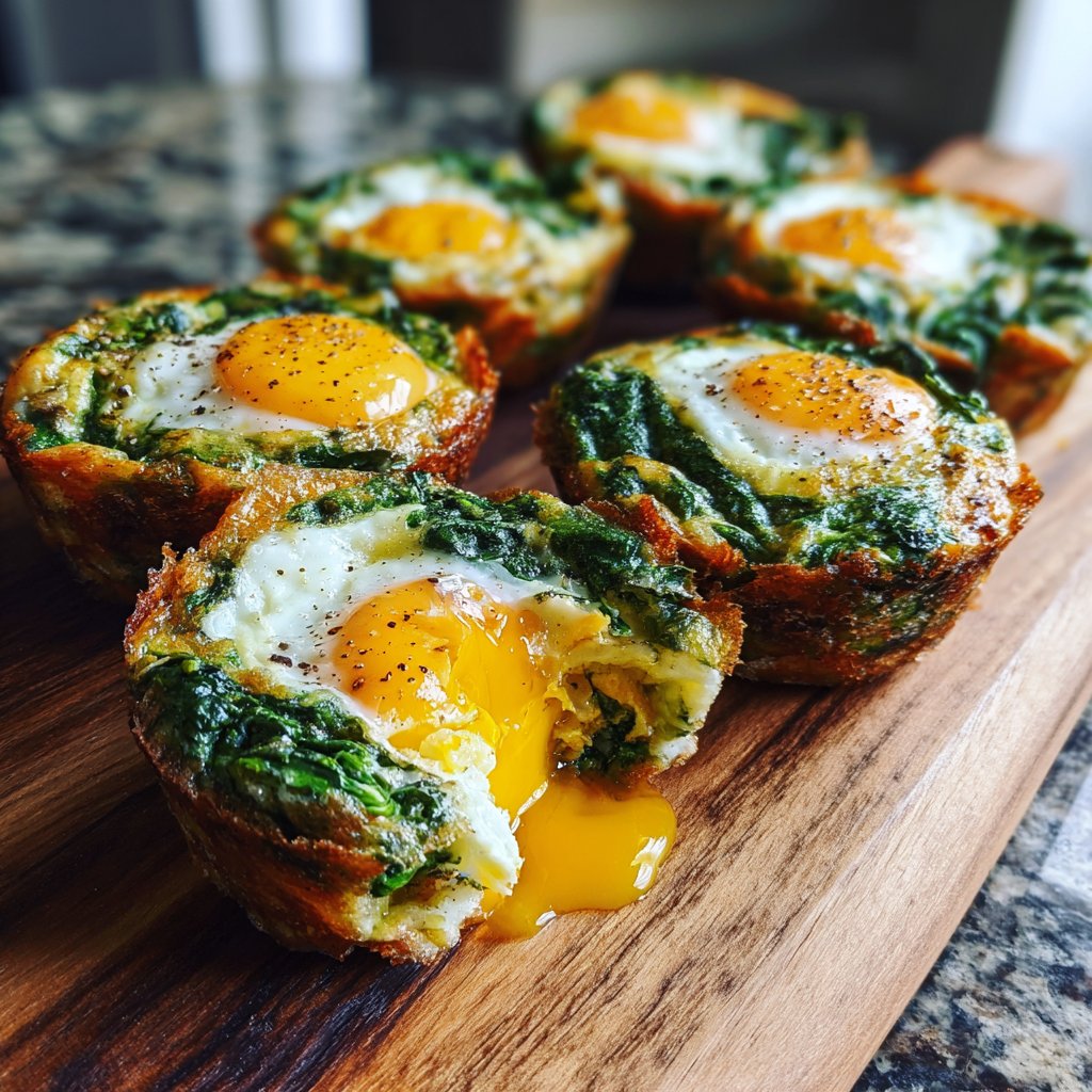 Egg and Spinach Breakfast Cups