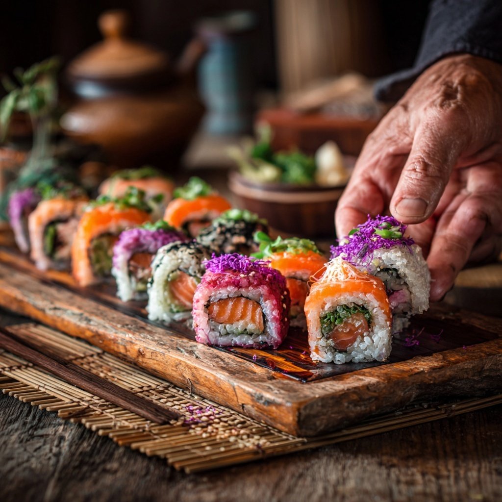 Global Japanese Sushi Rolls