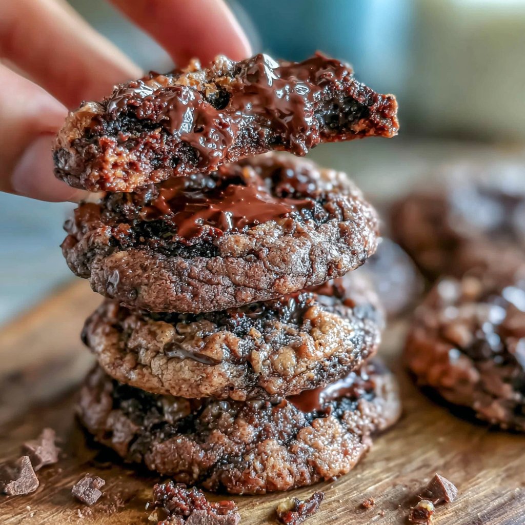 Fudge Swirl Brownie Cookies